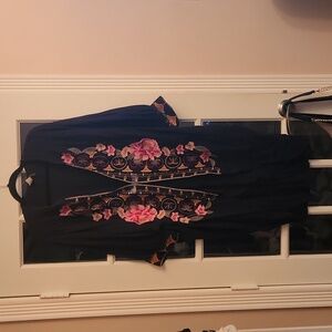 NWOT Paparazzi Kimono Robe Embroidered Flowers 💐